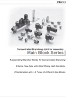 MAIN BLOCK SERIES: CONCENTRATED BRANCHING JOINT FOR ASSEMBLY